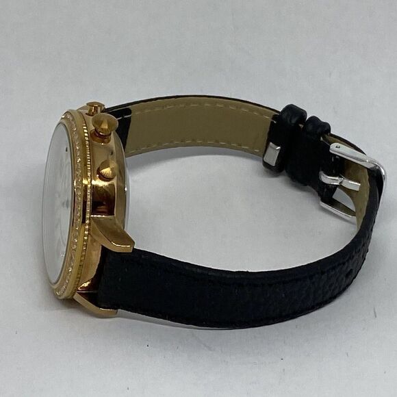 Fossil FTW5010 Women's Black Leather White Analog Dial Hybrid Smartwatch XX761 - Picture 9 of 12